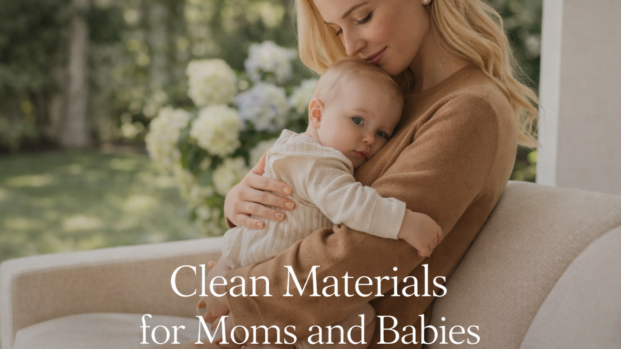 Why Clean Materials Matter More Than Ever for Moms and Babies