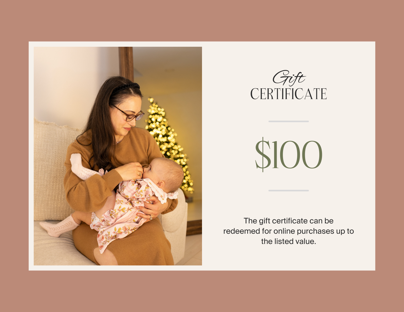 Hone $100 Gift Card. The perfect gift of sophisticated, hormone-safe nursing clothes for work.